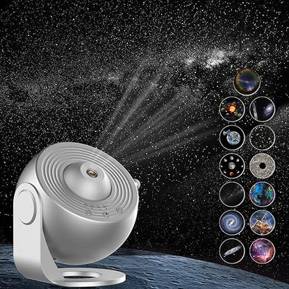 4k Galaxy Skylight Projector (with 12 Films Cartridges Discs)